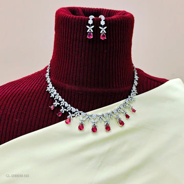 American Diamond- AD Ruby Stone