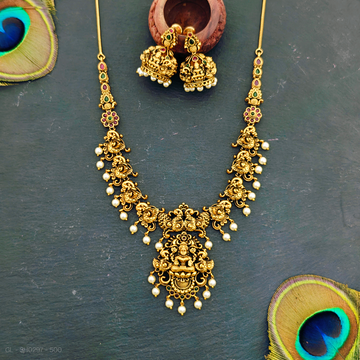 Nakshi Lakshmi-peacock Necklace set
