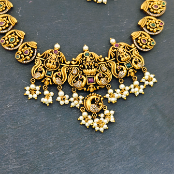 Nakshi lakshmi-peacock design Necklace set