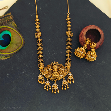 Chandbali Lakshmi-peacock Necklace