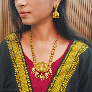 Chandbali Lakshmi-peacock Necklace