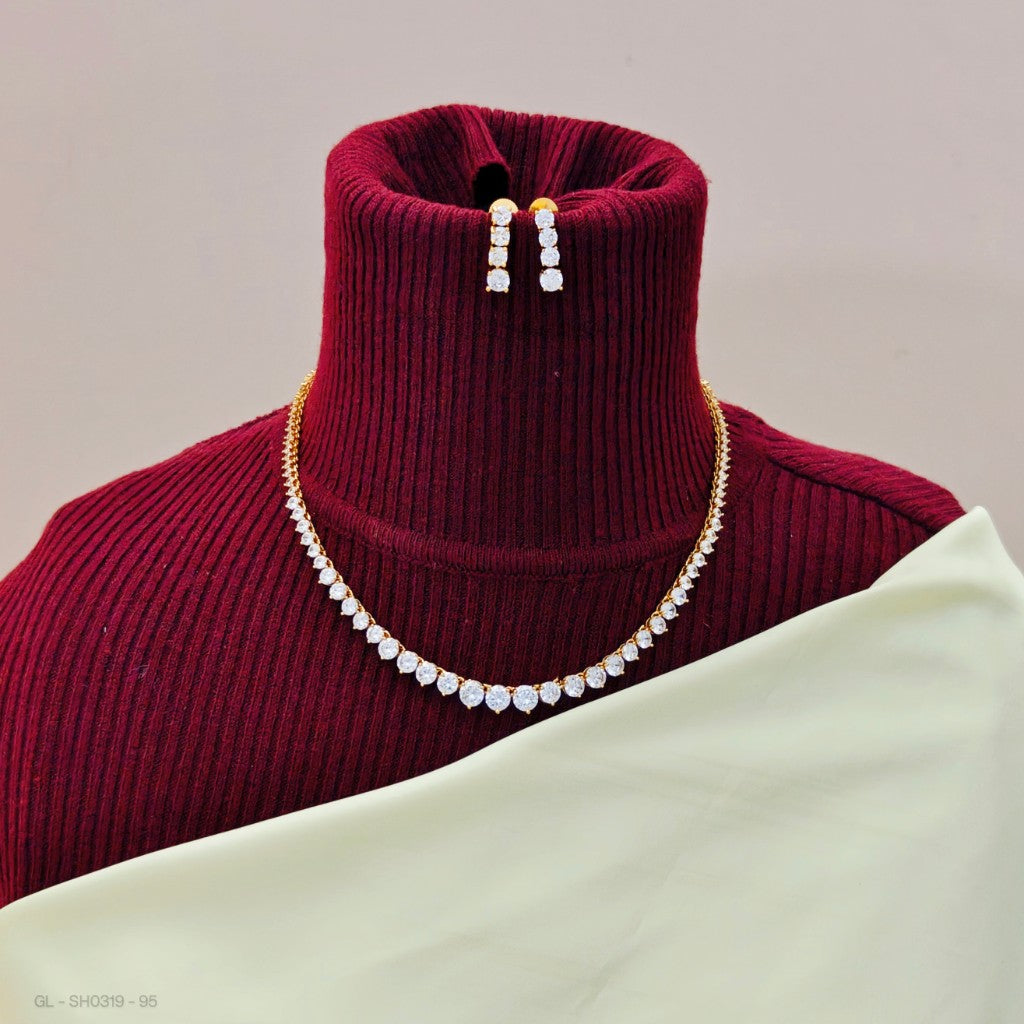 American Diamond Necklace set