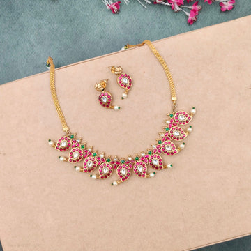 Reversible Jadau Kundan Necklace set