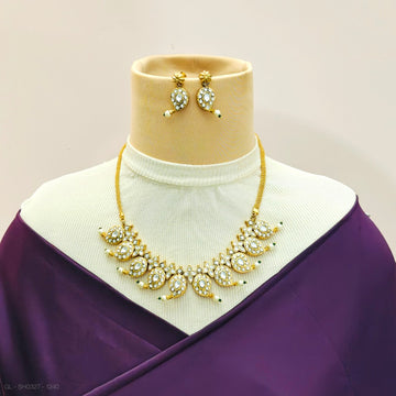 Jadau Kundan Designer Double sided Jewellery