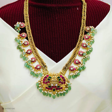 Jadau Kundan Lakshmi necklace