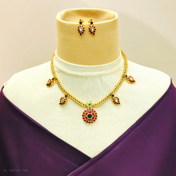 Atique Jadau Kundan kemp necklace