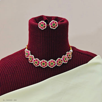 Jadau Kundan Floral Choker