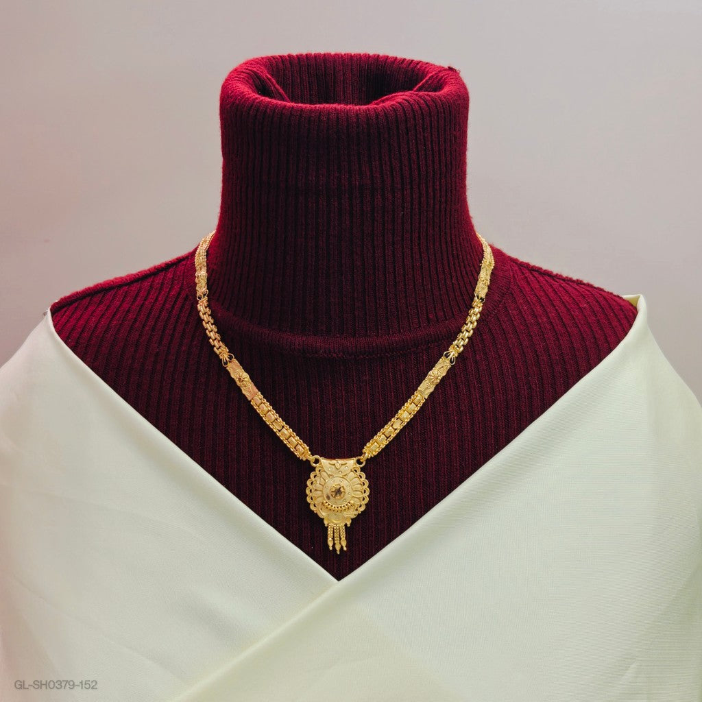 Traditional Gold- plated designer necklace