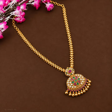 Gold Plated Multicolor Necklace
