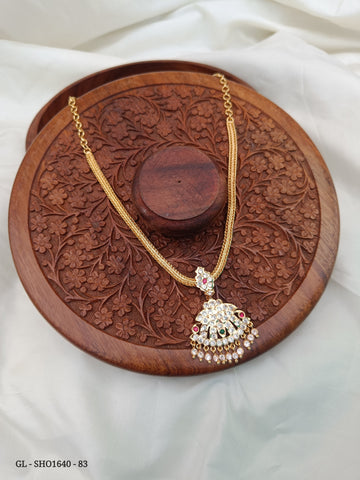 Micro Gold plated necklace - Short Necklace Set GL-SHO1640-83