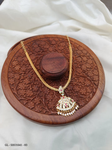 Micro Gold plated necklace - Short Necklace Set GL-SHO1641-83