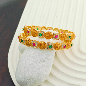 2 Pc set Ramparivaar Ruby Bangles
