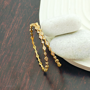 2 PC set American Diamond Bangles