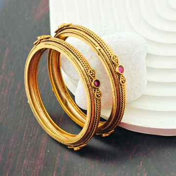 Kerala trend Golden Knitted 2 Set Bangles