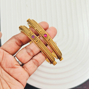 Kerala trend Golden Knitted 2 Set Bangles