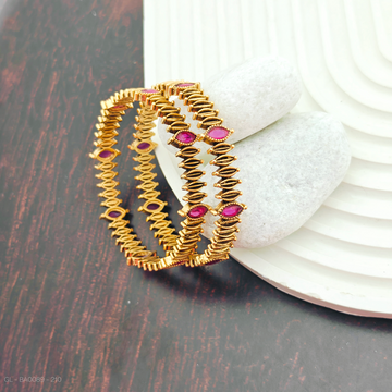 Antique Ruby stone vintage look Bangles