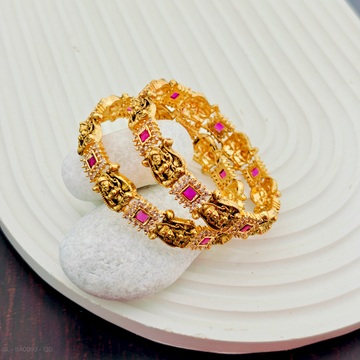 2 Pc Set Ruby Lakshmi Bangles