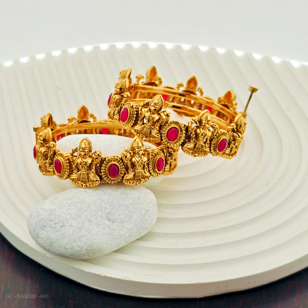 Kada style screw open Lakshmi Designer Bangles