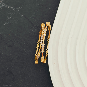 Kids  - 2 PCs set-AD Diamond Bangles