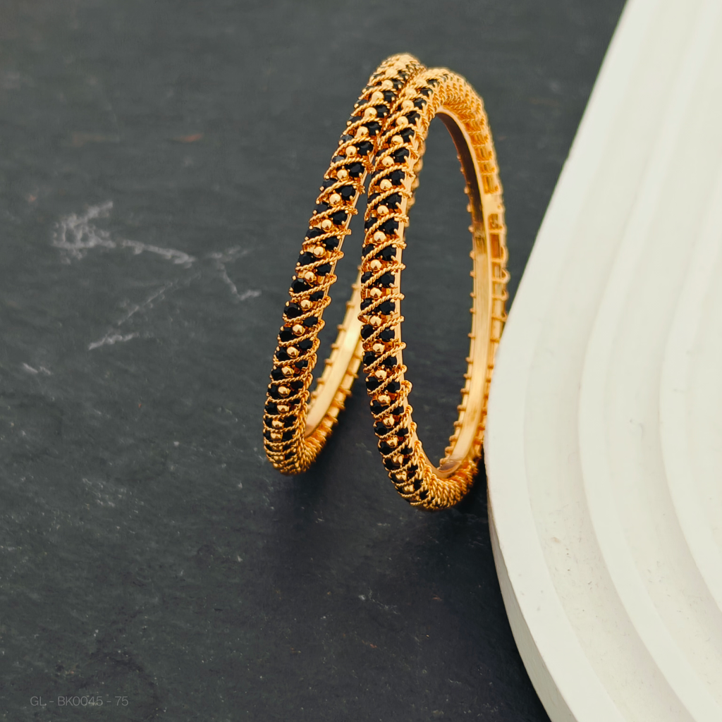 Kids  - 2 PCs set-AD Black Bangles