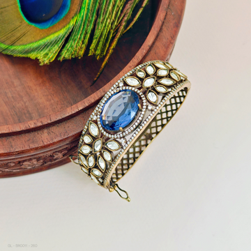 Doublet Mossanaite stone Victorian Bracelets