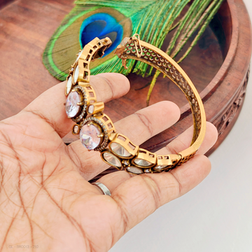 Doublet Mossanaite stone Victorian Bracelets