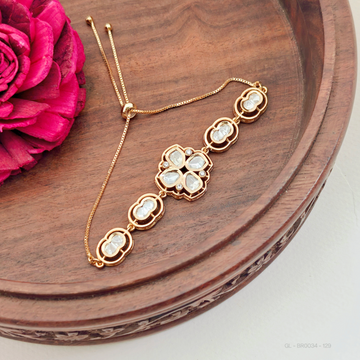 Polki Rose Gold Finish -Bracelets
