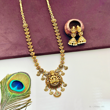 Nakshi Lakshmi floral Necklace set