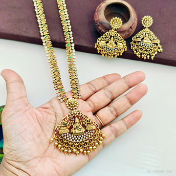Nakshi Lakshmi floral Necklace set