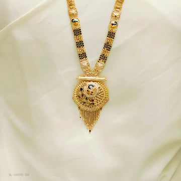 Forming gold Black Bead Mangalsutra