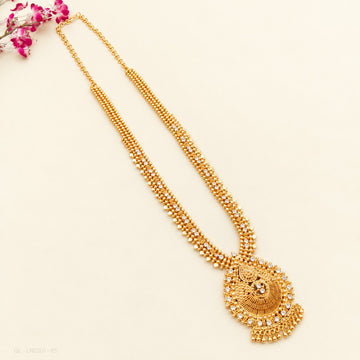 Royal Antique Gold Pendant Haram