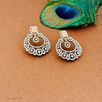 AD-Mint Orange-Stone-Party wear-stud