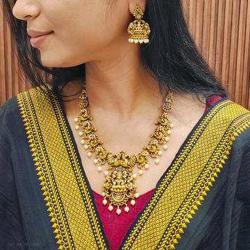 Nakshi Lakshmi-peacock Necklace set
