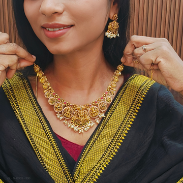 Antique lakshmi-peacock design Necklace