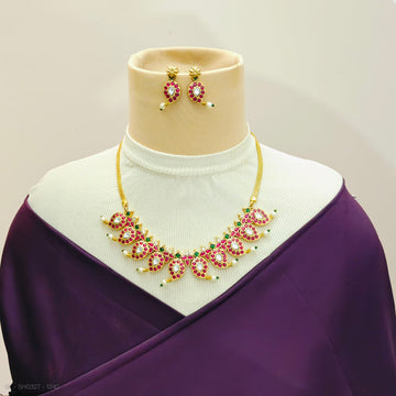Jadau Kundan Designer Double sided Jewellery