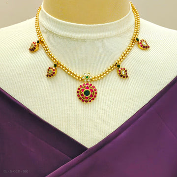 Atique Jadau Kundan kemp necklace