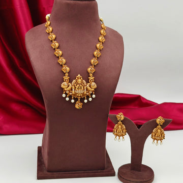 Goddess Lakshmi Antique Temple Necklace Set