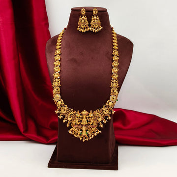 Gold replica Nakshi Temple haaram