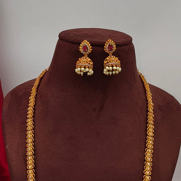 Elegant American Diamond-Long Necklace