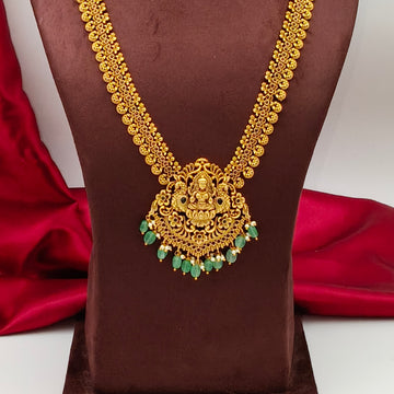 Gold alike Long Dollar Necklace set