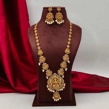 Nakshi Lakshmi - Pearl drops Necklace set