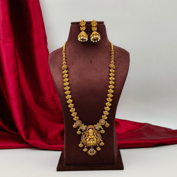 Nakshi Lakshmi floral Necklace set
