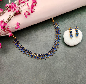 Gold Plated Sapphire stone