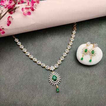 American Diamond pendant Necklace