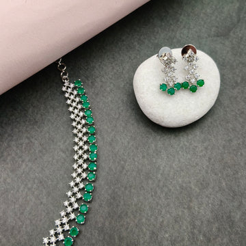 Elite Diamond - Emerald necklace