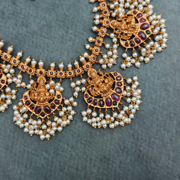 Guttapusalu Temple Necklace Set / Waist Chain