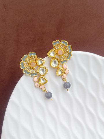 Meenakari Kundan Earrings GL-EA2104-55