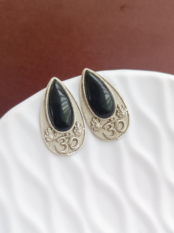 Oxidized Silver Earrings GL-EA2117-35