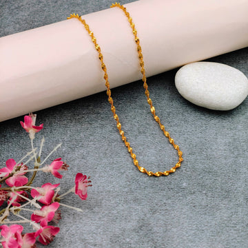 Twisted Gold Chain Daily wear