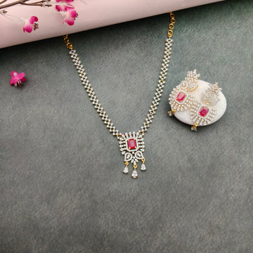 American Diamond Designer Necklace